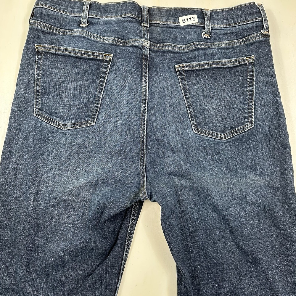 Old Navy Loose Fit Built-in Flex Denim Jeans Mens 40X32 Blue Dark Wash Stretch